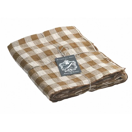 Nappe Vichy Vintage Havane
