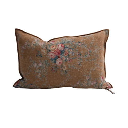 Coussin Pompadour Havane