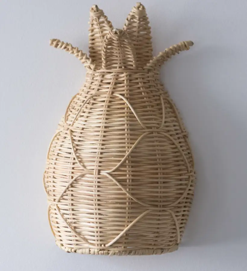 Applique en Rattan  PINEAPPLE