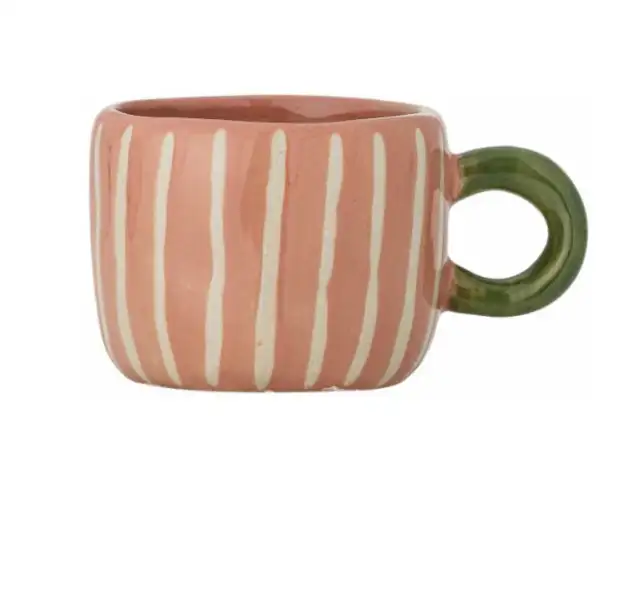 Tasse Rayures Rose