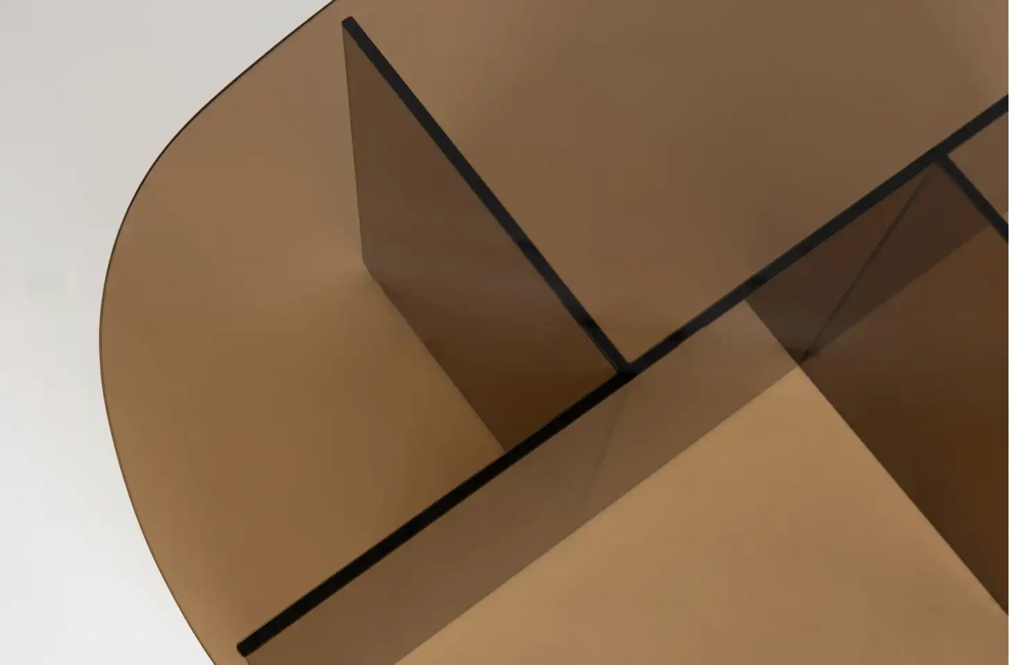 Table d'appoint  transparente