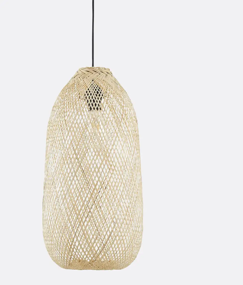 Suspension Longue Bambou