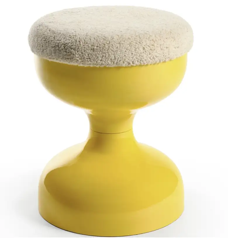 Stool Yellow rotatif