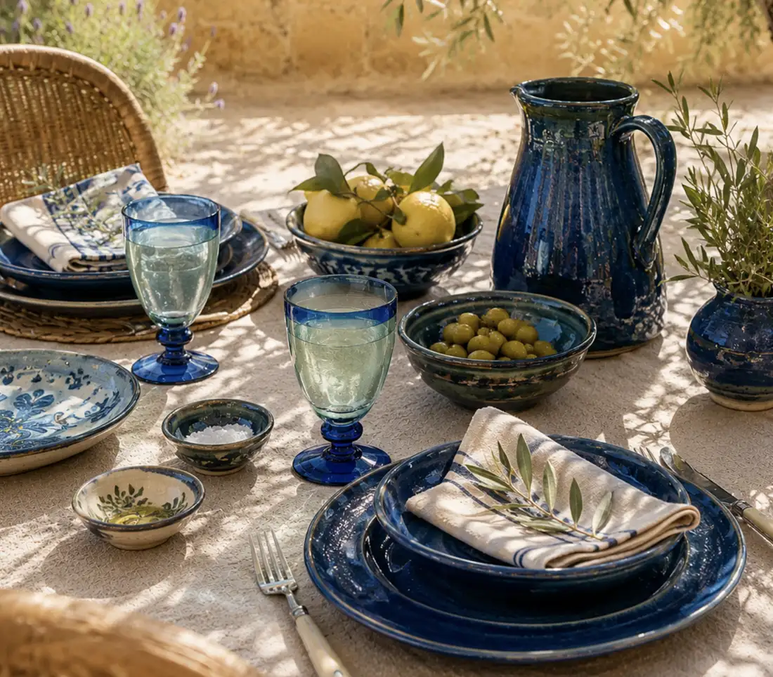 Verre à pieds soufflé