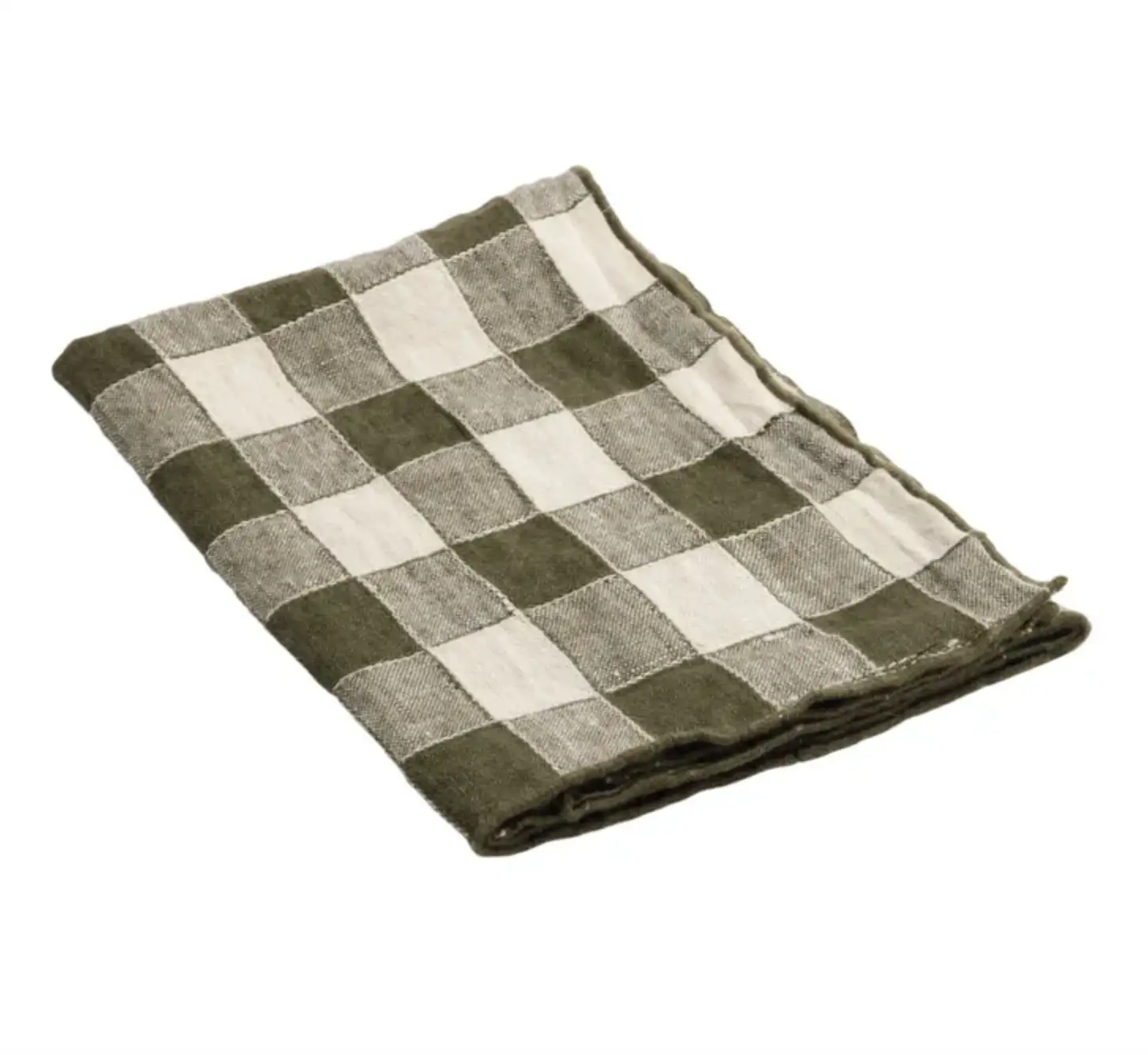 Serviette Vichy Vintage  LAURIER