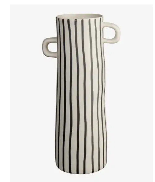 Vase Rayu haut en Grès mat