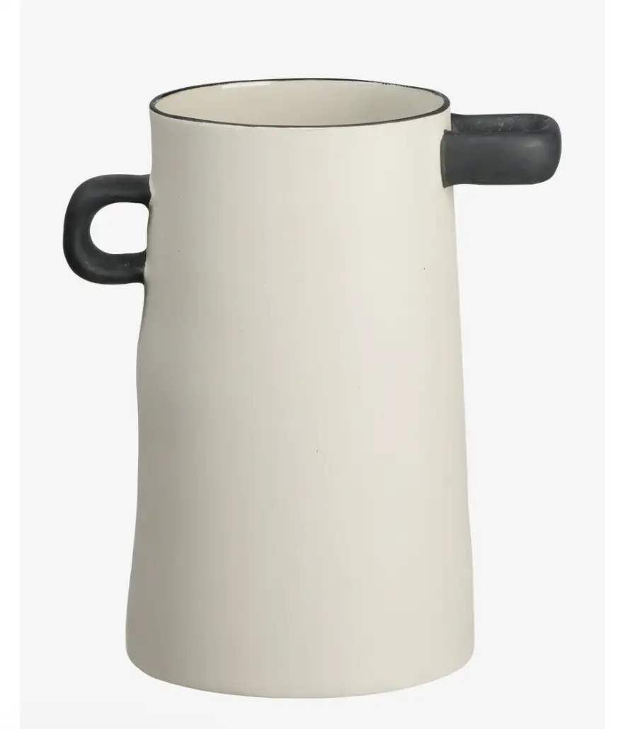 Vase nature grès mat