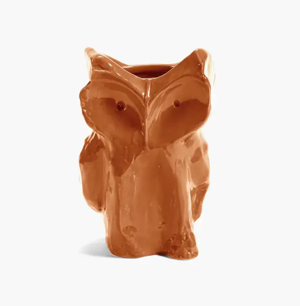 Hibou vase S orange After Midnight  collection Midnight
