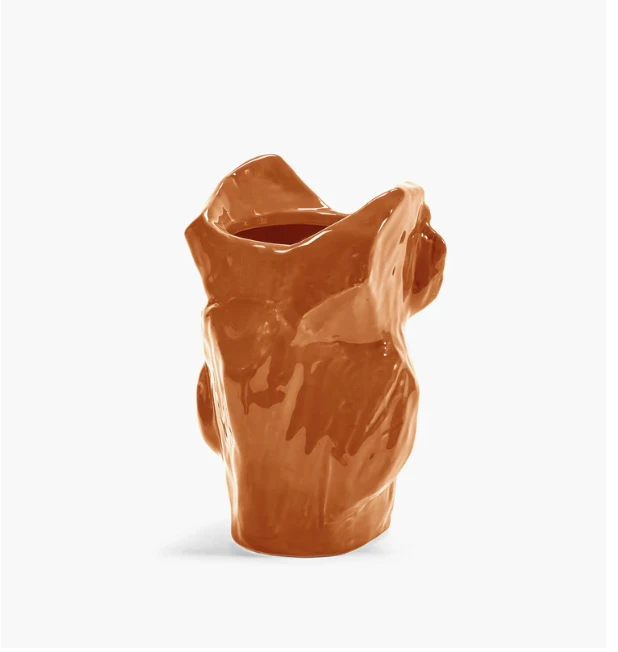 Hibou vase S orange After Midnight  collection Midnight