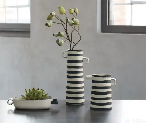 Vase Rayu Rayé eucalyptus
