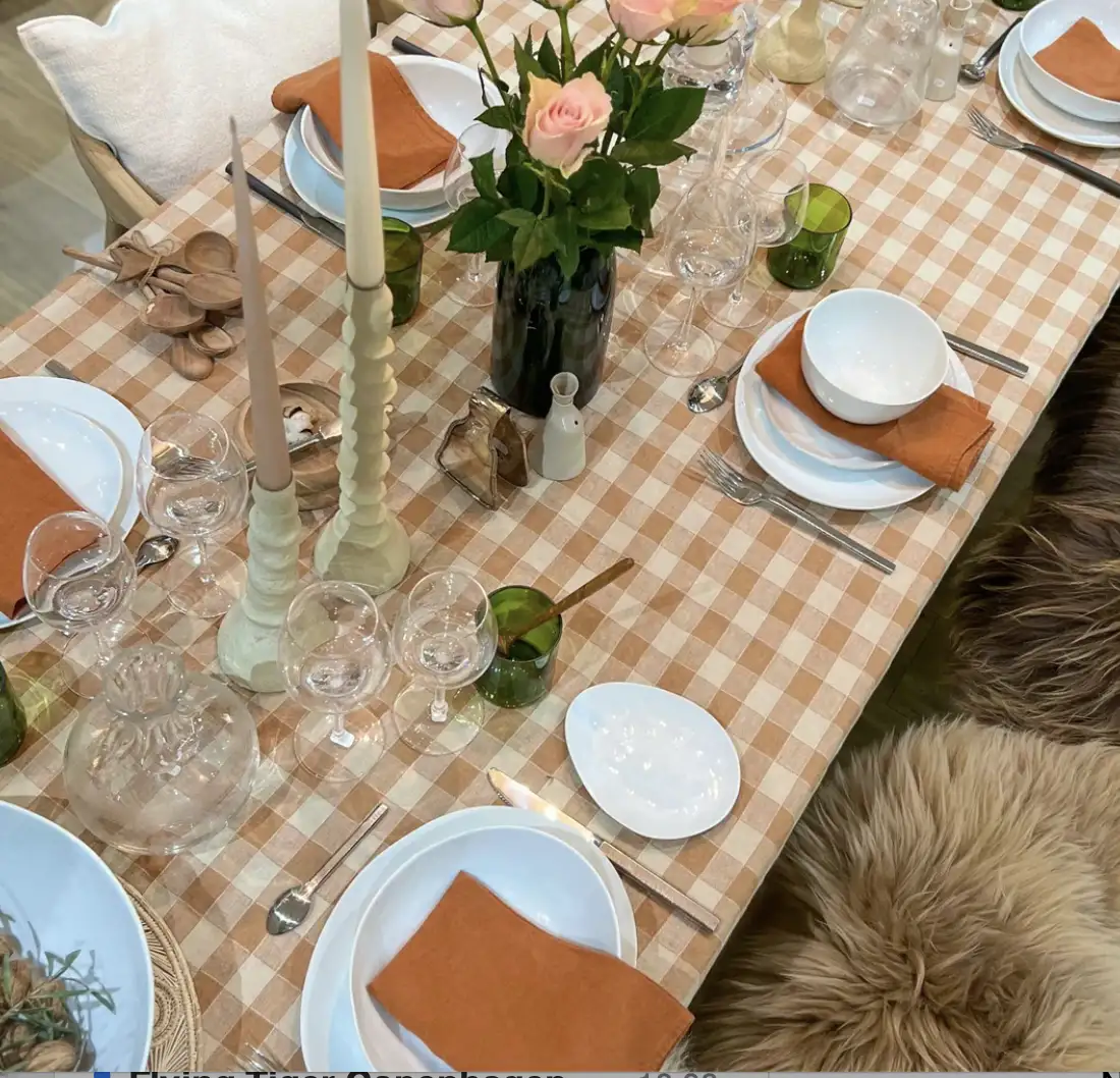 Nappe Vichy Vintage PAILLE