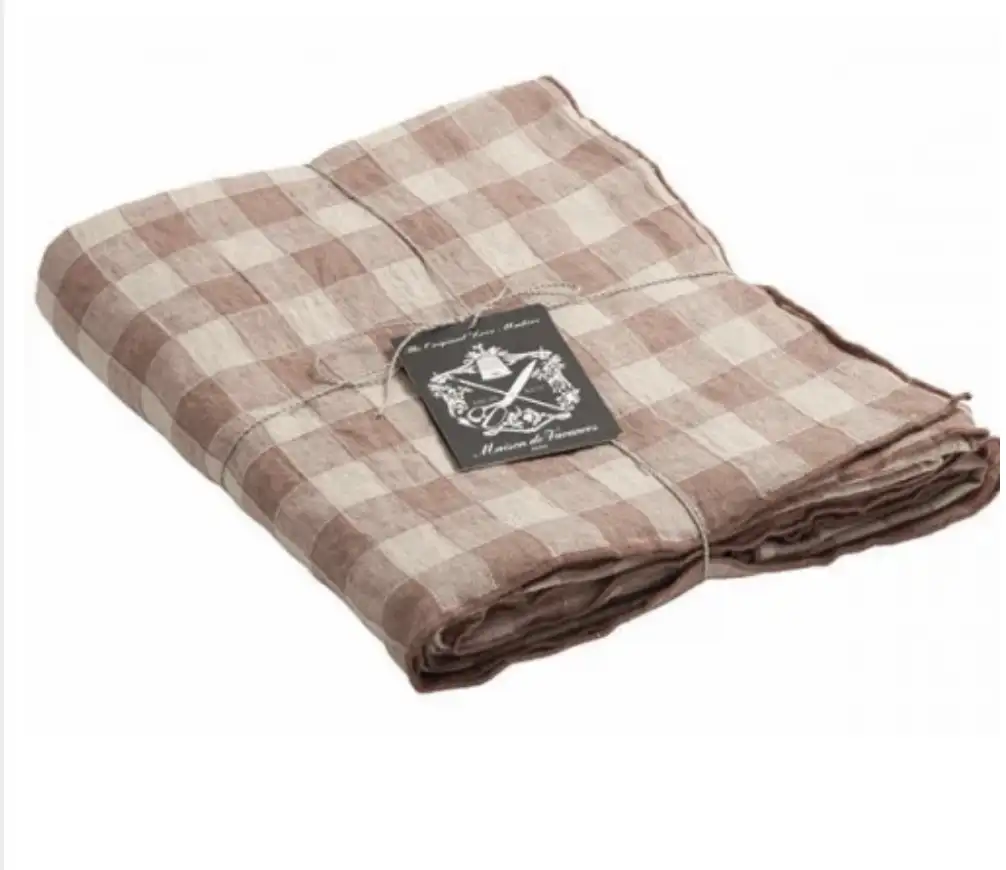 Nappe Vichy Vintage BOIS DE ROSE