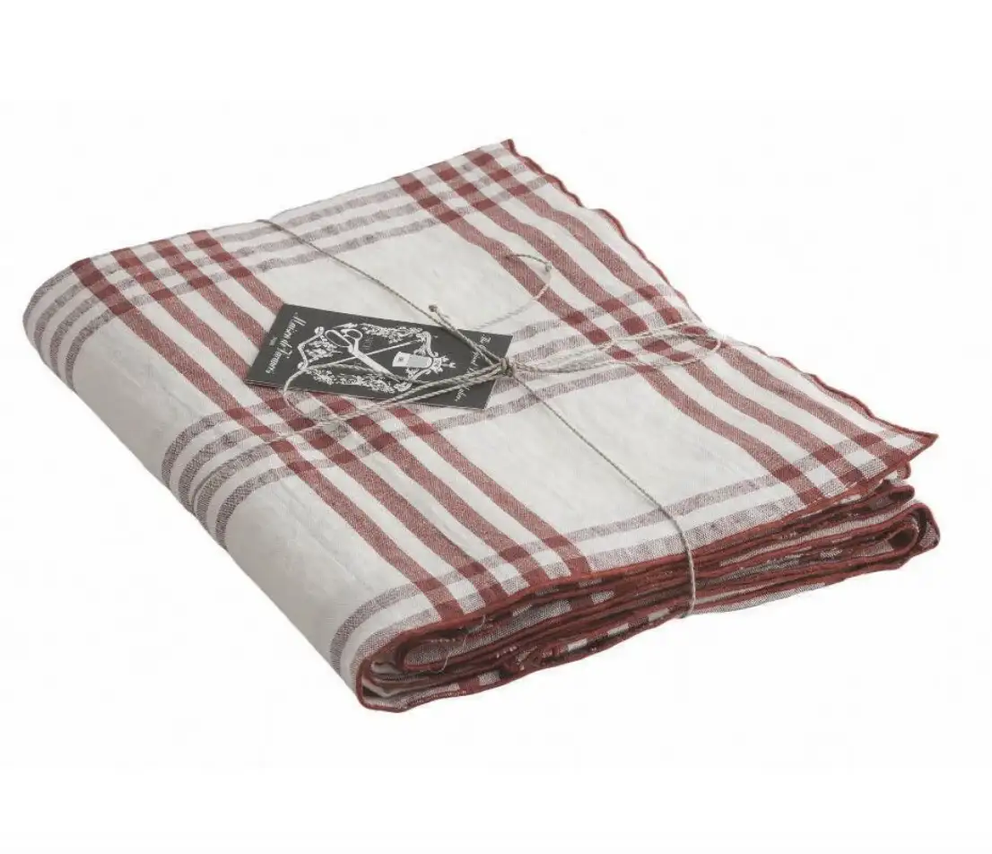 Nappe Toile Mimi Country Argile / Bourdon Argile