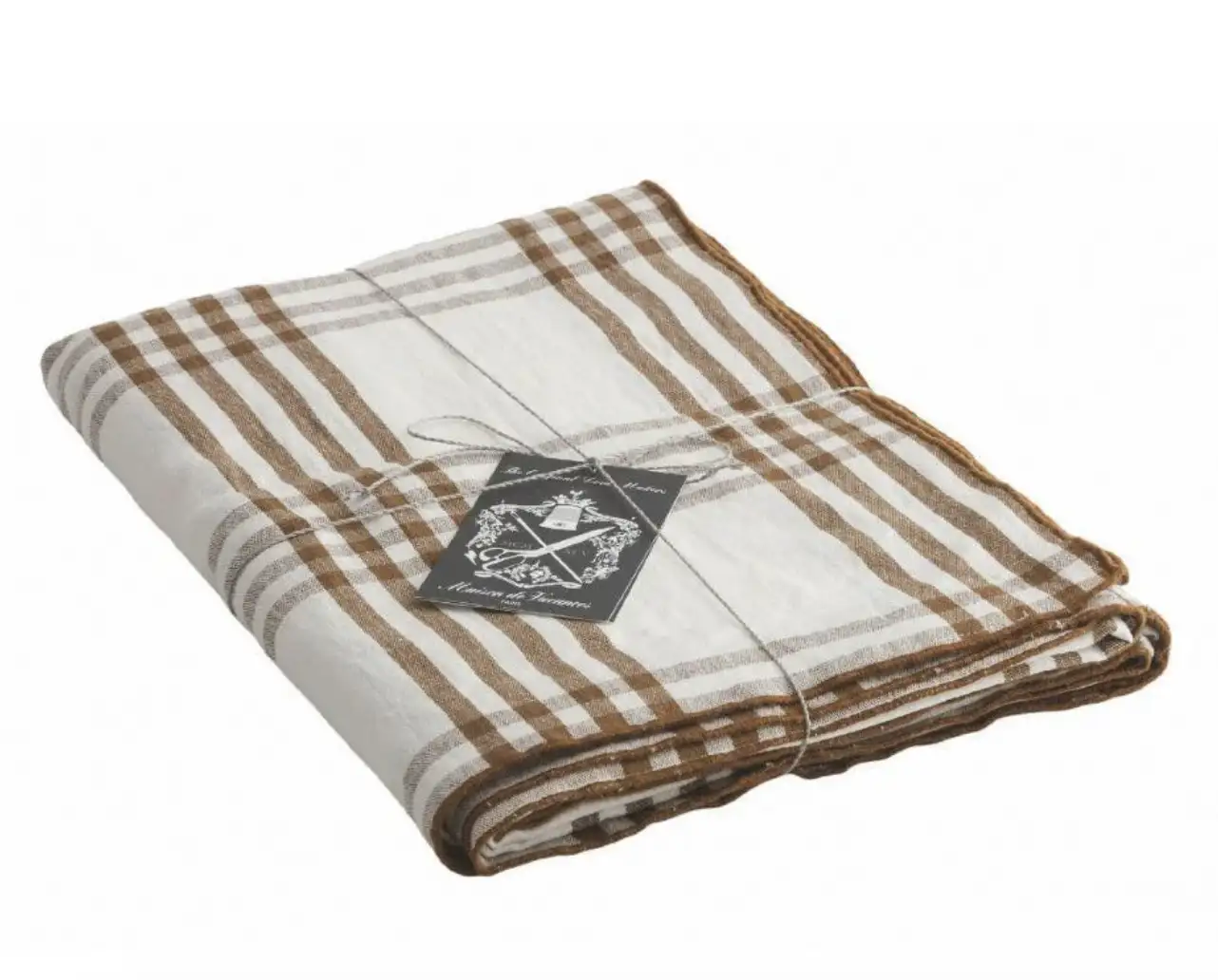 Nappe Toile Mimi Country Argile / Bourdon Argile
