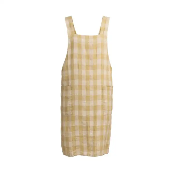 TABLIER JAPONAIS VINTAGE VICHY Paille