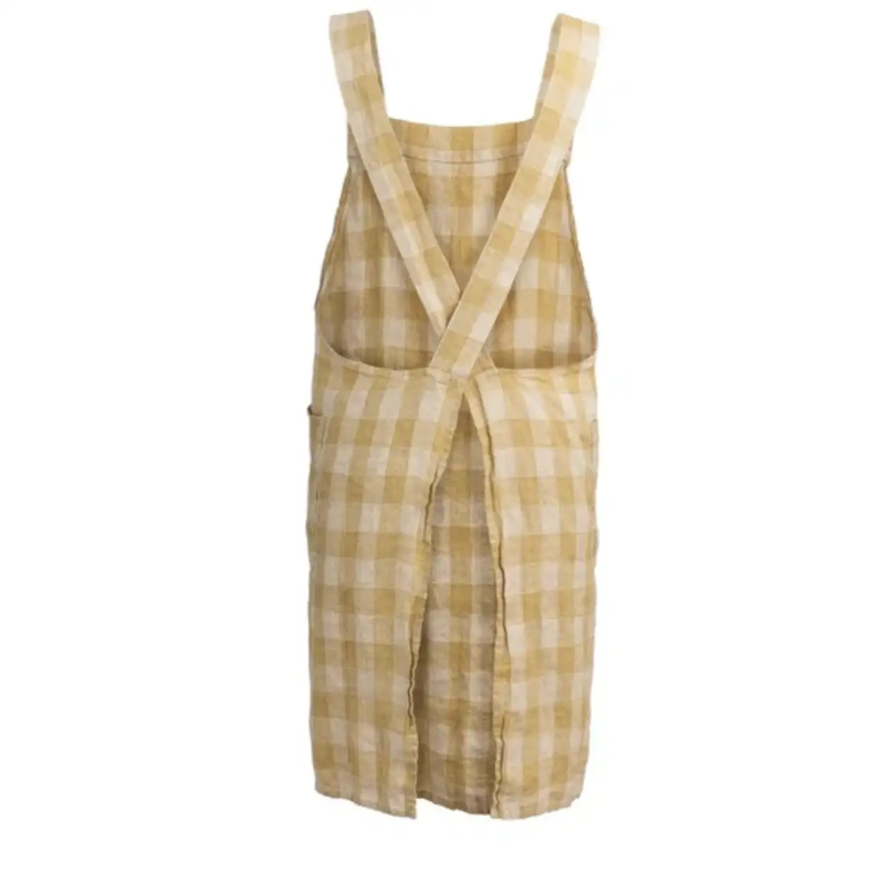 TABLIER JAPONAIS VINTAGE VICHY Paille