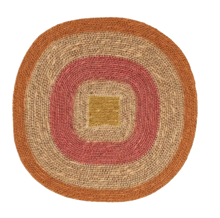 Set de table Mada Orange Corail