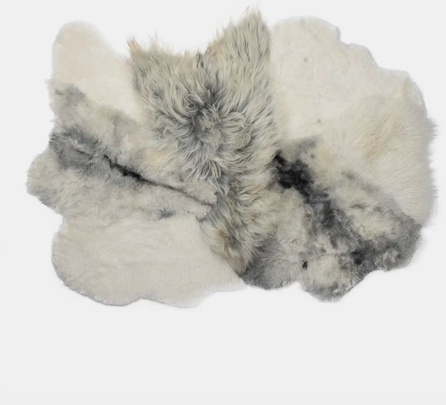 Tapis Design en peaux multi
