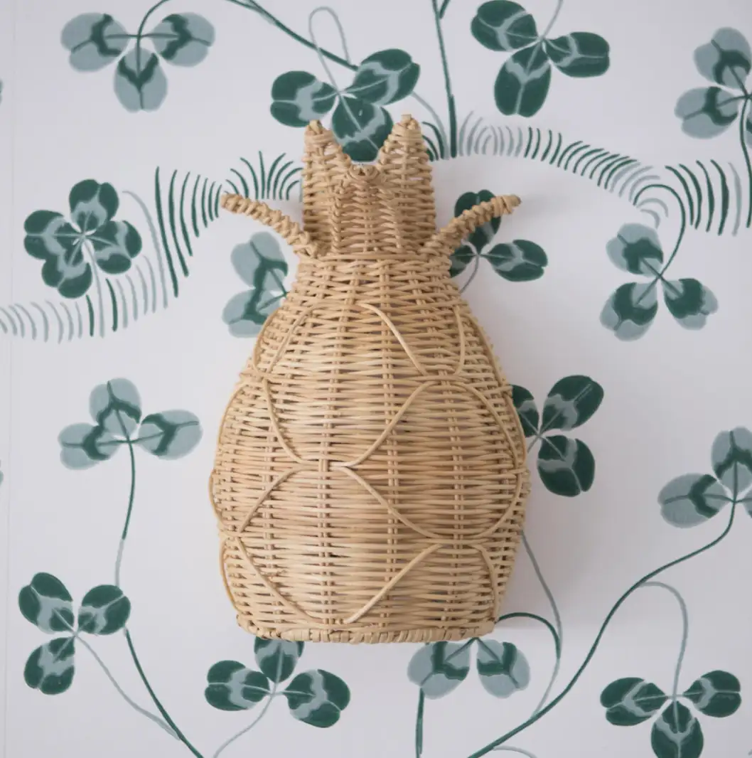 Applique en Rattan  Pineapple