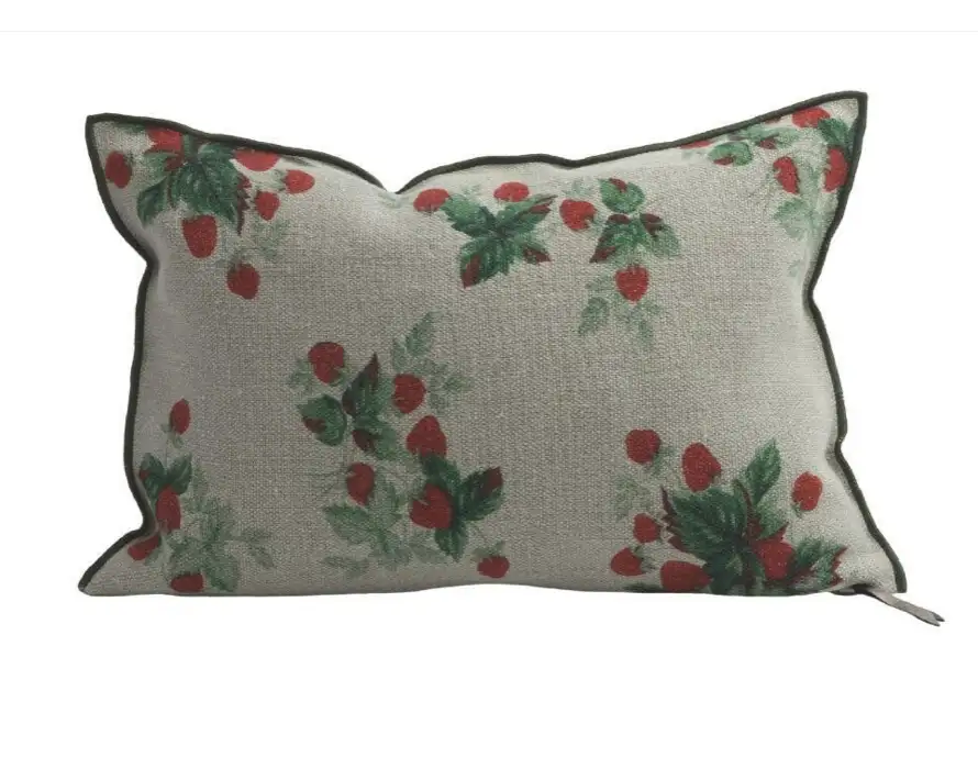 Coussin Lin Wabi Sabi Les Fraises