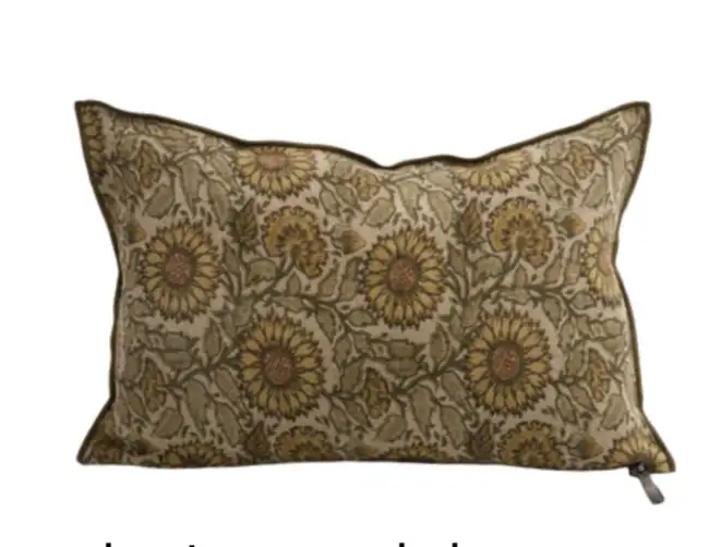 Coussin Lin Wabi Sabi Les Tournesols