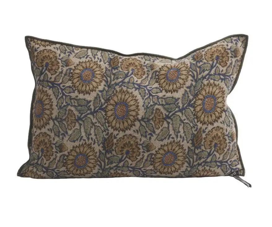 Coussin Lin Wabi Sabi Les Tournesols