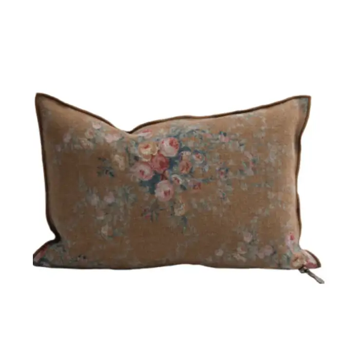 Coussin Pompadour Havane