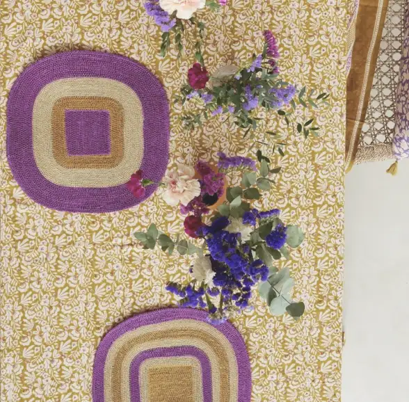 Set de table en jonc de mer - Mada Violet