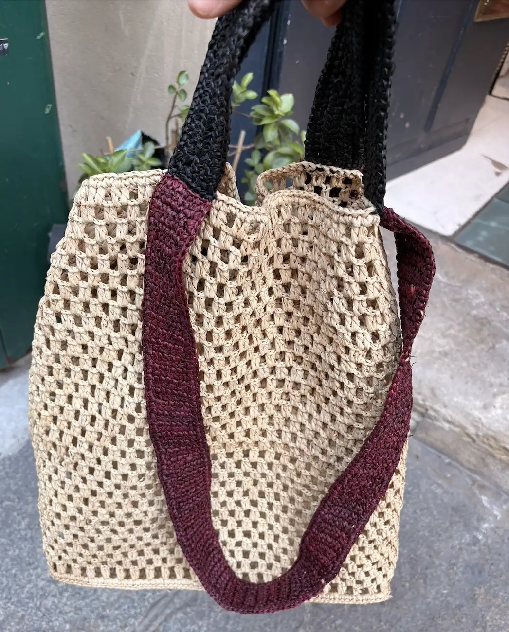 CABA Crocheté Raphia Naturel