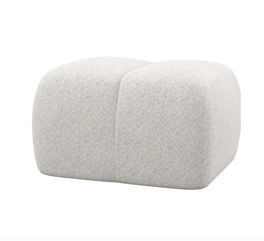 Pouf Laineux écru