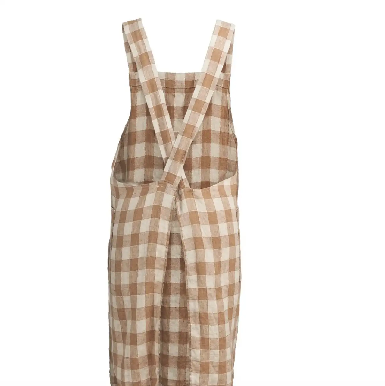 TABLIER JAPONAIS VINTAGE VICHY Terracotta