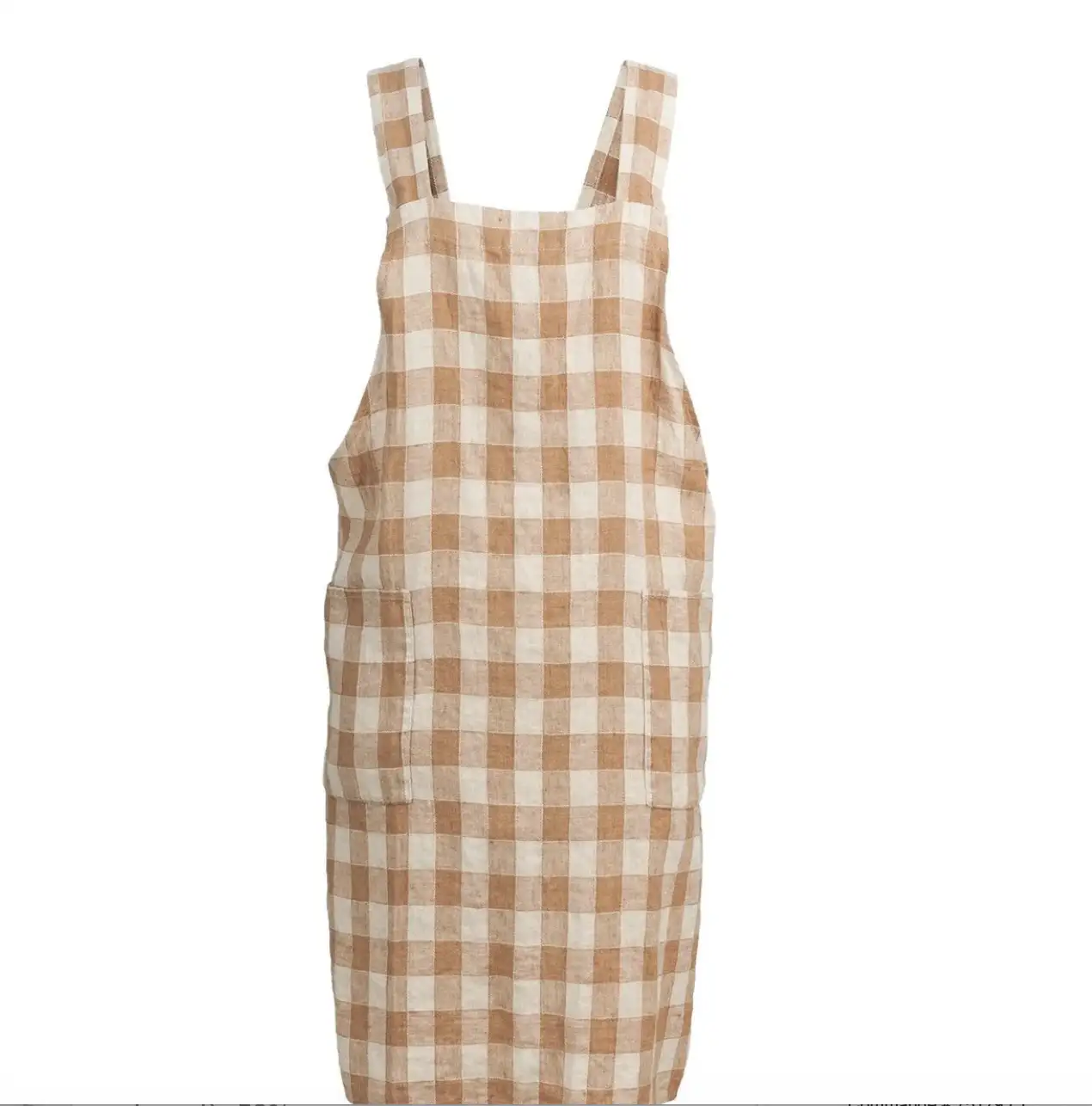 TABLIER JAPONAIS VINTAGE VICHY Terracotta