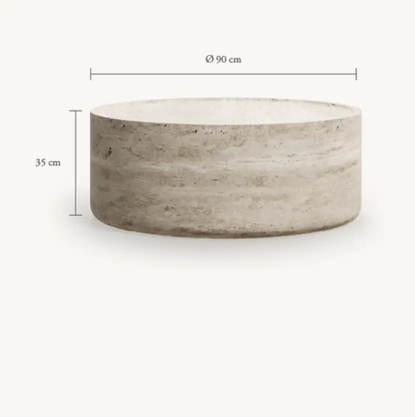 Table Basse Travertin