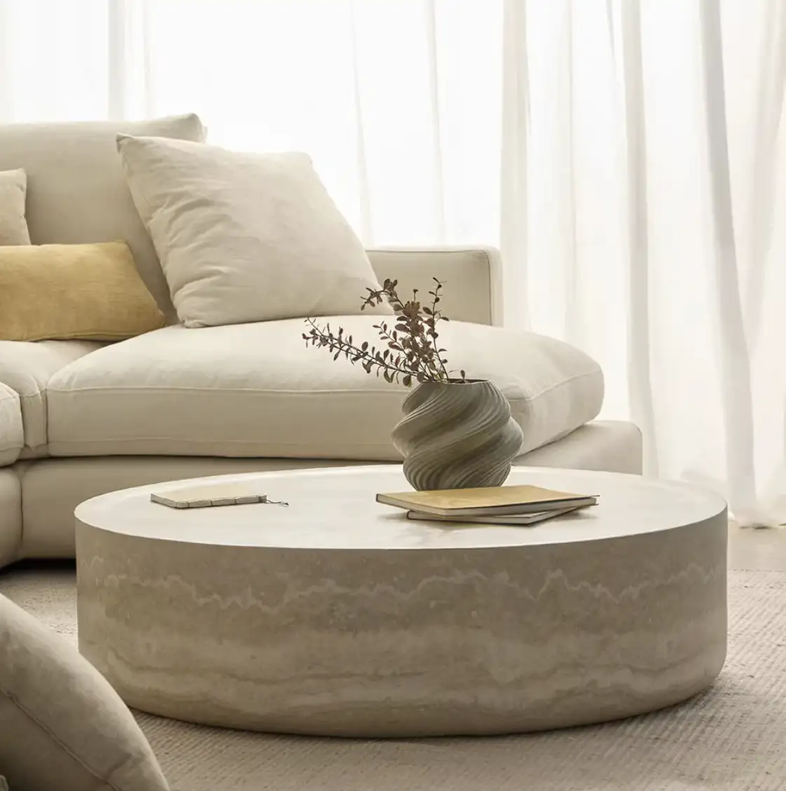 Table Basse Travertin