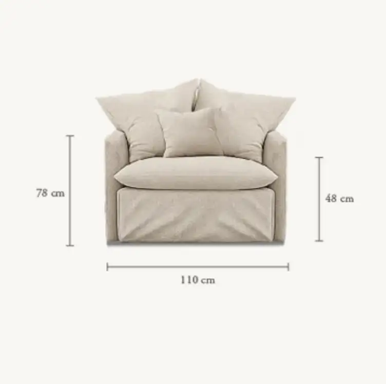 Fauteuil Paris en lin