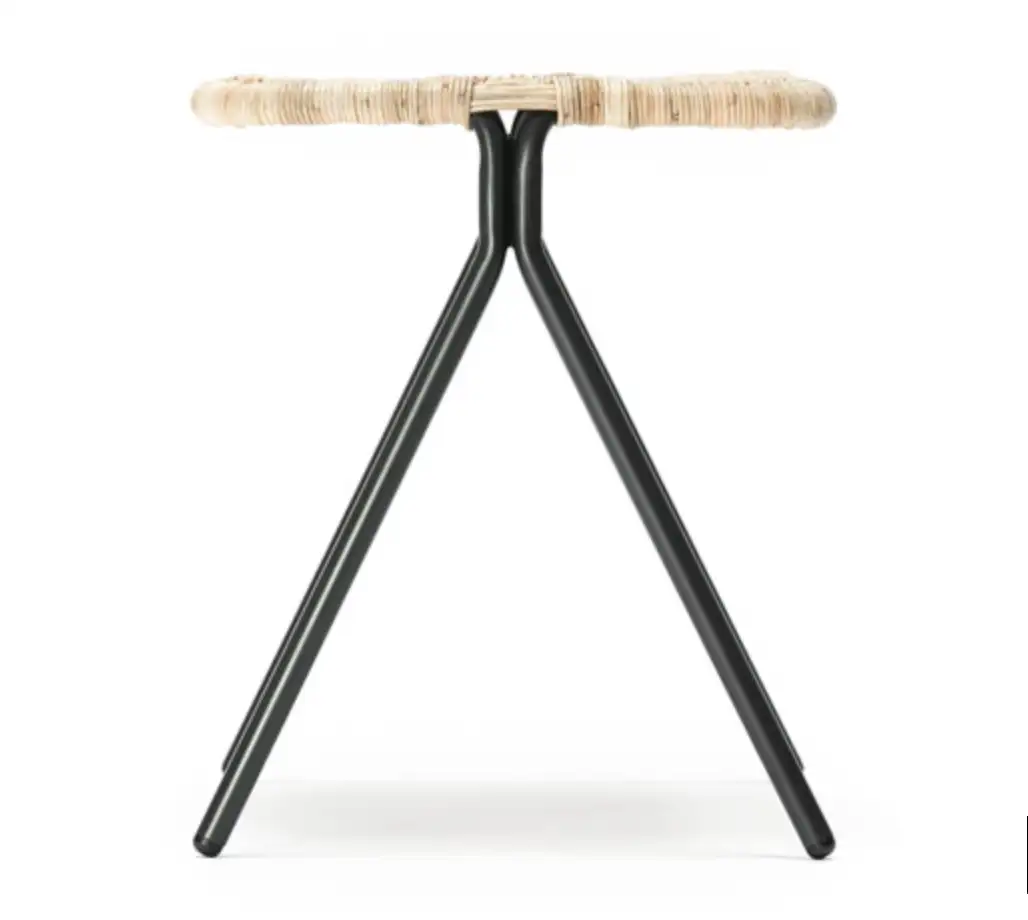Tabouret Bas en Rattan