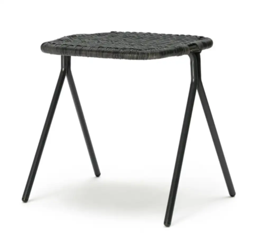 Tabouret Bas en Rattan