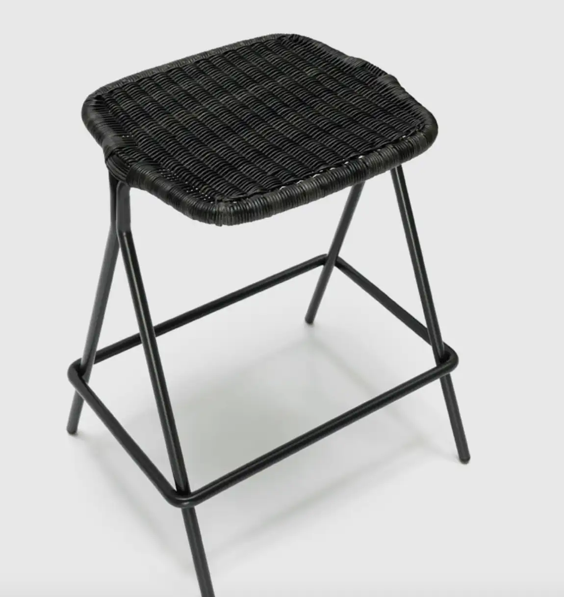 Tabouret Bas en Rattan