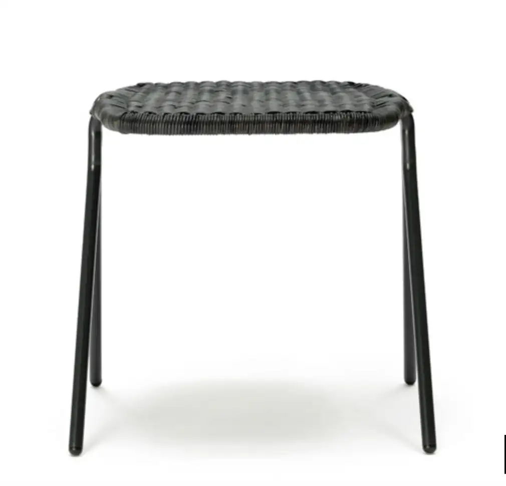 Tabouret Bas en Rattan