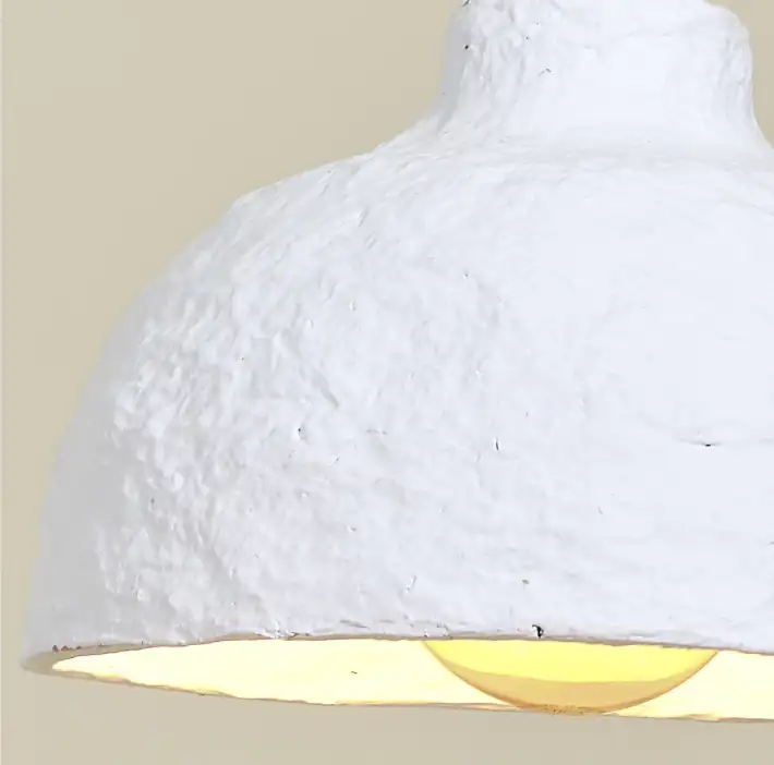 Suspension Papier mâché Bianca
