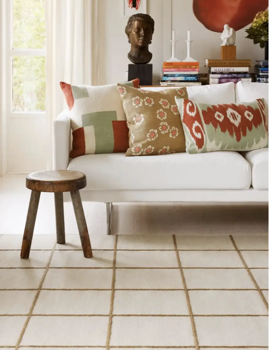 Tapis plat Dhurry Milano