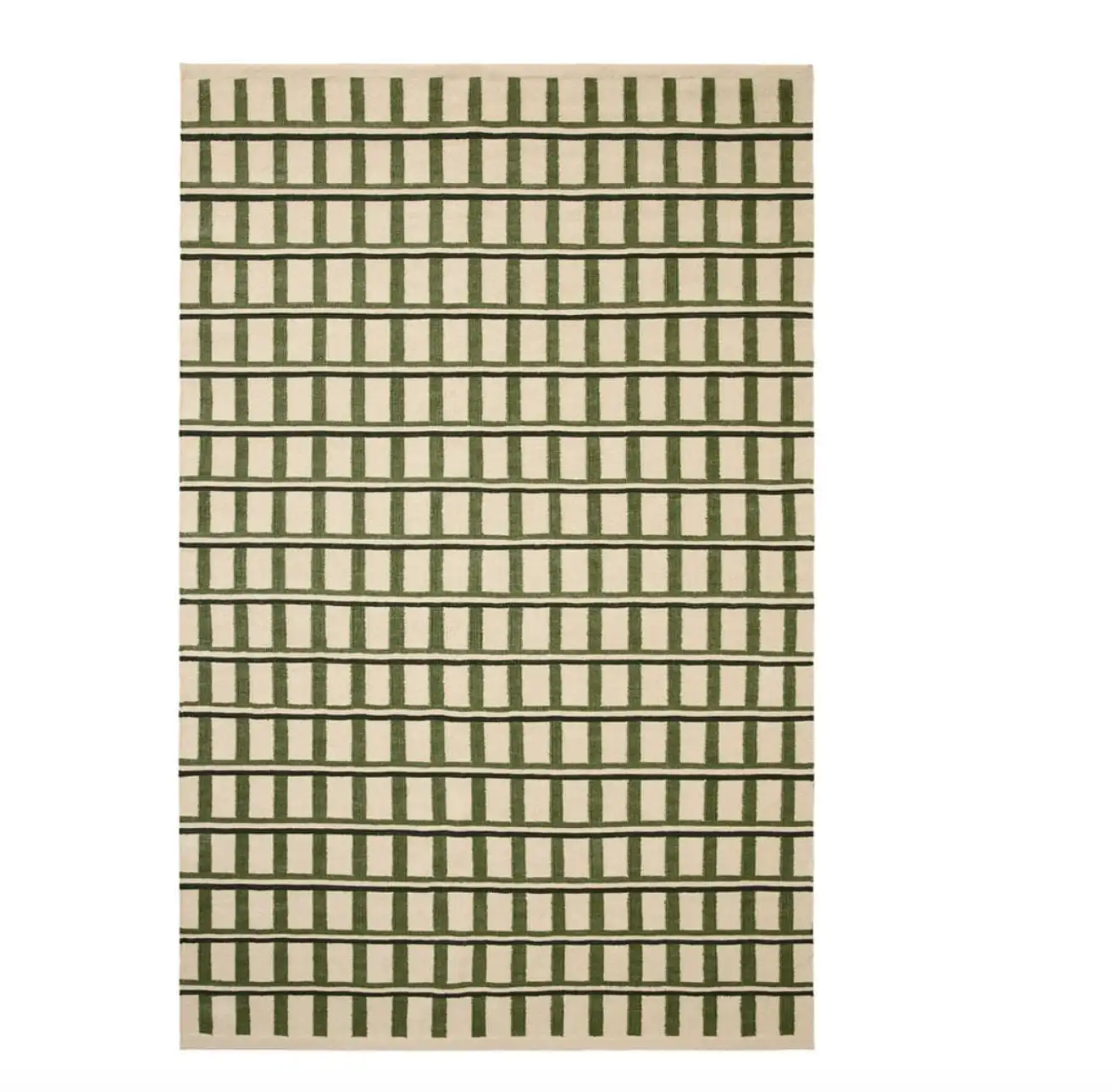 Tapis Dhurry  Mysore Blu / Dark Green