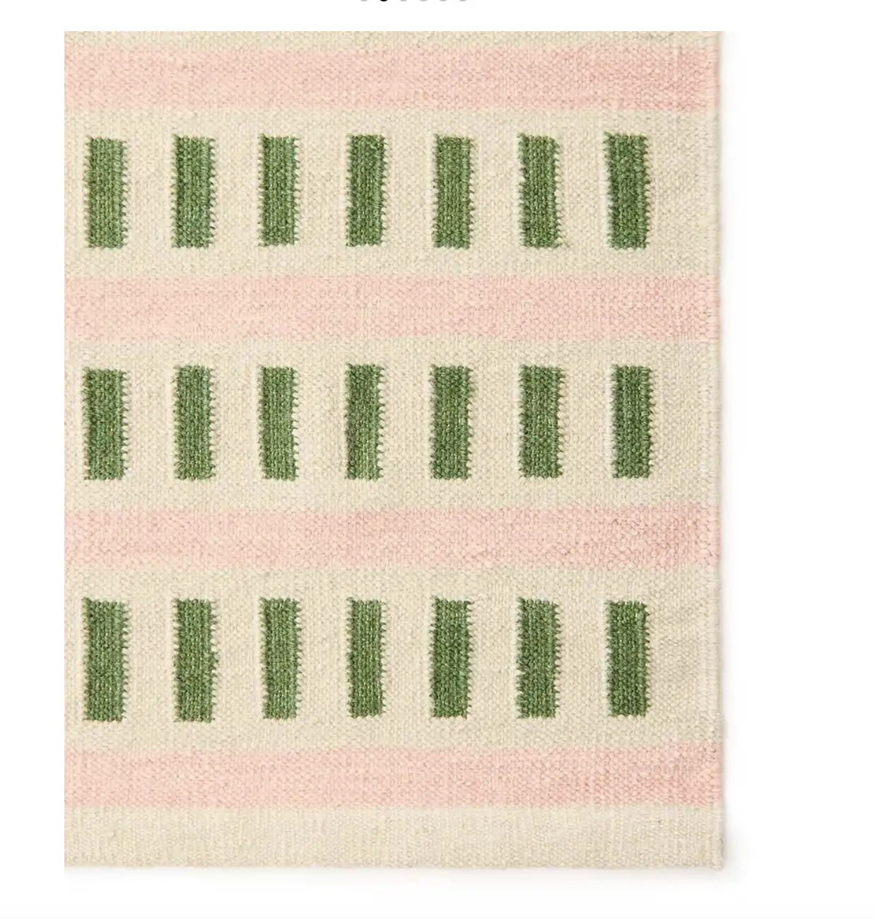 Tapis Dhurry Cactus Green