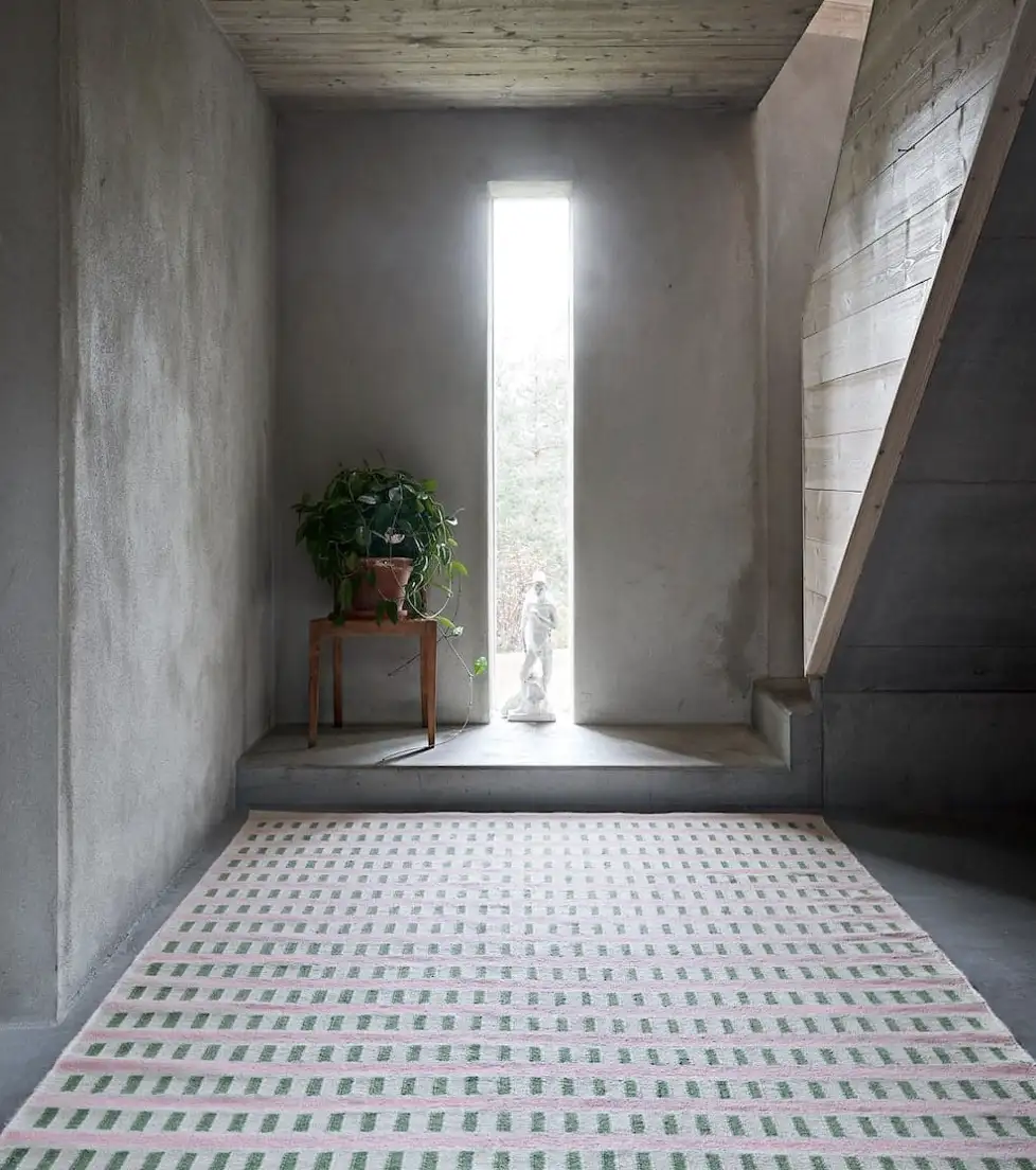 Tapis Dhurry Cactus Green