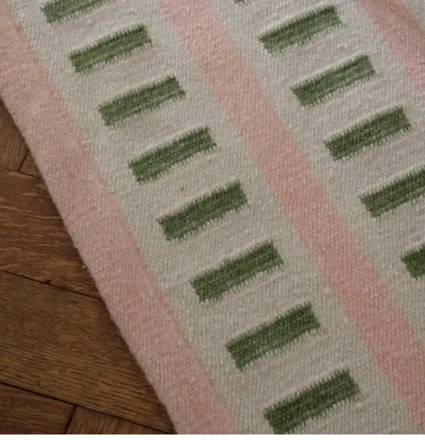 Tapis Dhurry Cactus Green