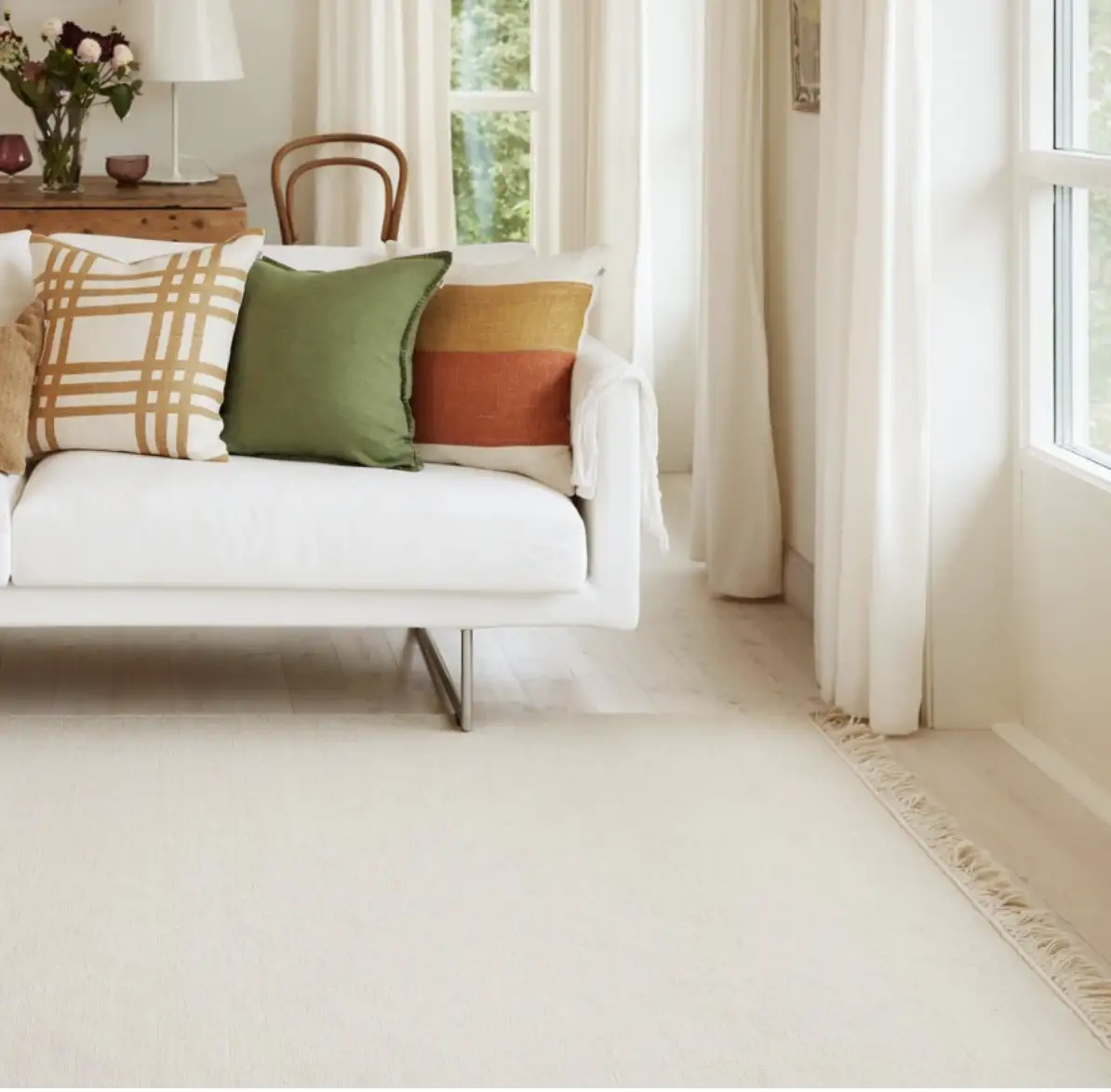 Tapis Nanda laine Tissé main