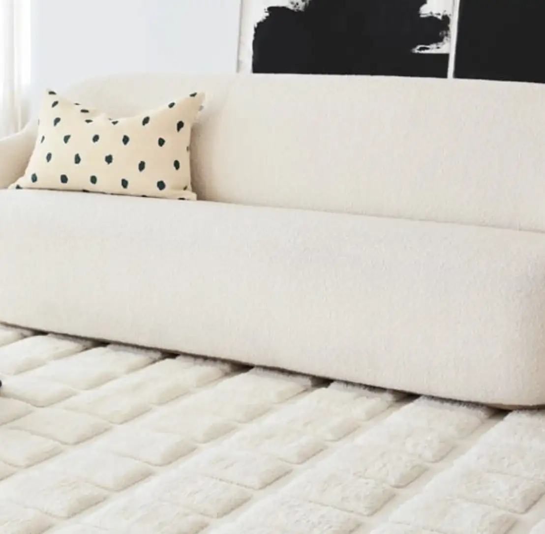 Tapis à poils long  Lola  Naturel
