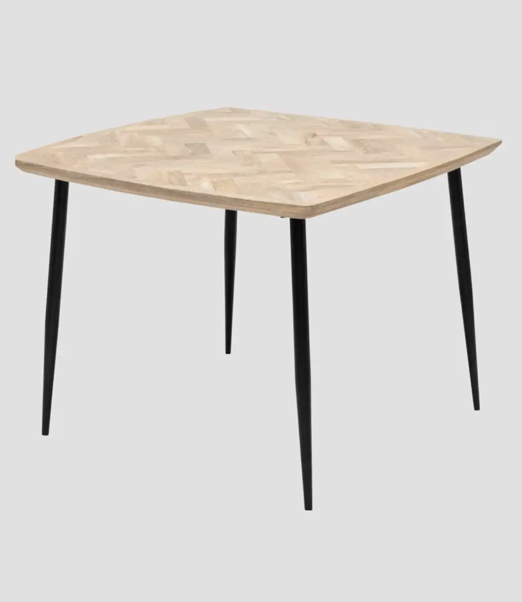 Table Carrée Manguier bois clair