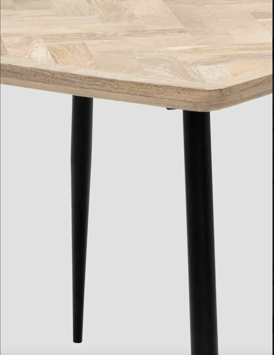 Table Carrée Manguier bois clair