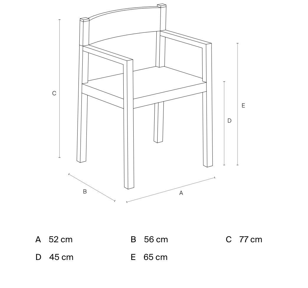 Chaise BLOo Teck Naturel